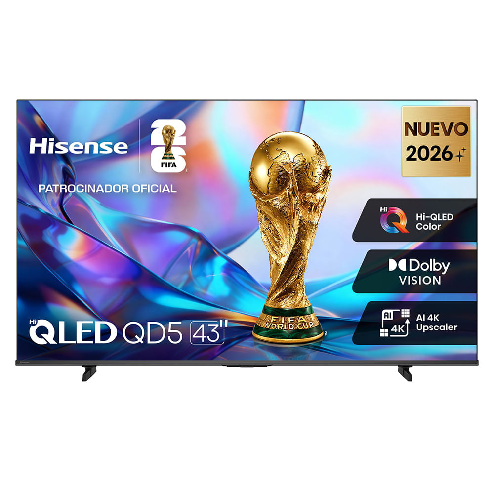 Televisor HISENSE QLED 43"" UHD 4K Smart TV 43QD5SV