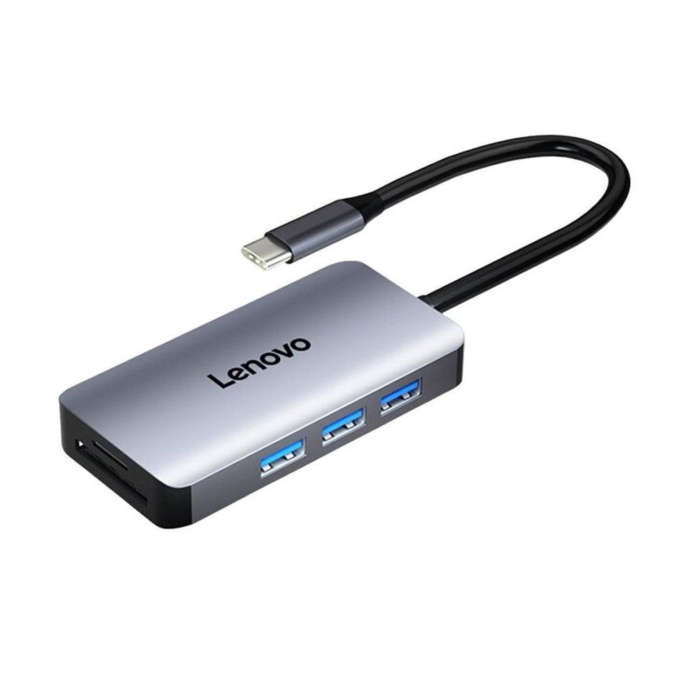 Lectora Lenovo 7 en 1 LX0806G Lector SD MicroSD 3 USB 3.0 HDMI C