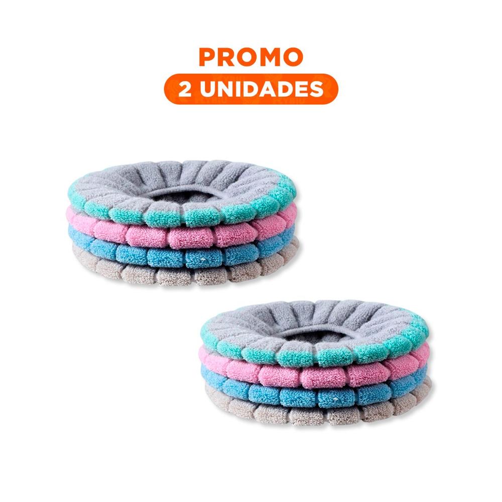 Pack2 Cobertor Textil para Inodoro Afelpado Suave y Calido en Frio Hogar