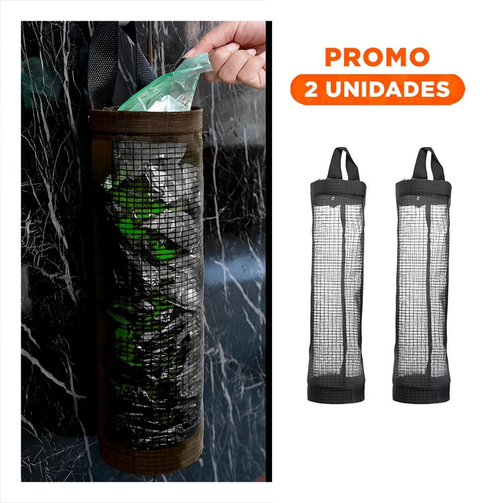 Pack2 Soporte de Pared Practifacil 39x11,5 cm con Estructura Firme Bolsas