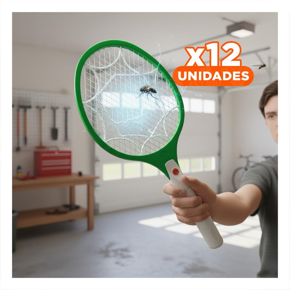 Pack12 Marco Mosquitera Profesional de Mano para Uso Diario Verde