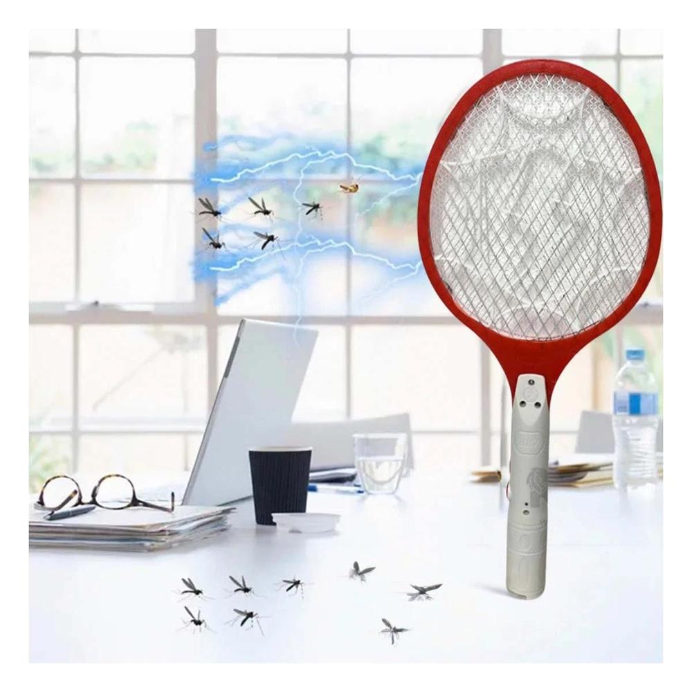 Aparato Mosquitera Electrico para Casa Patio y Terraza Rojo Y+Papel Regalo