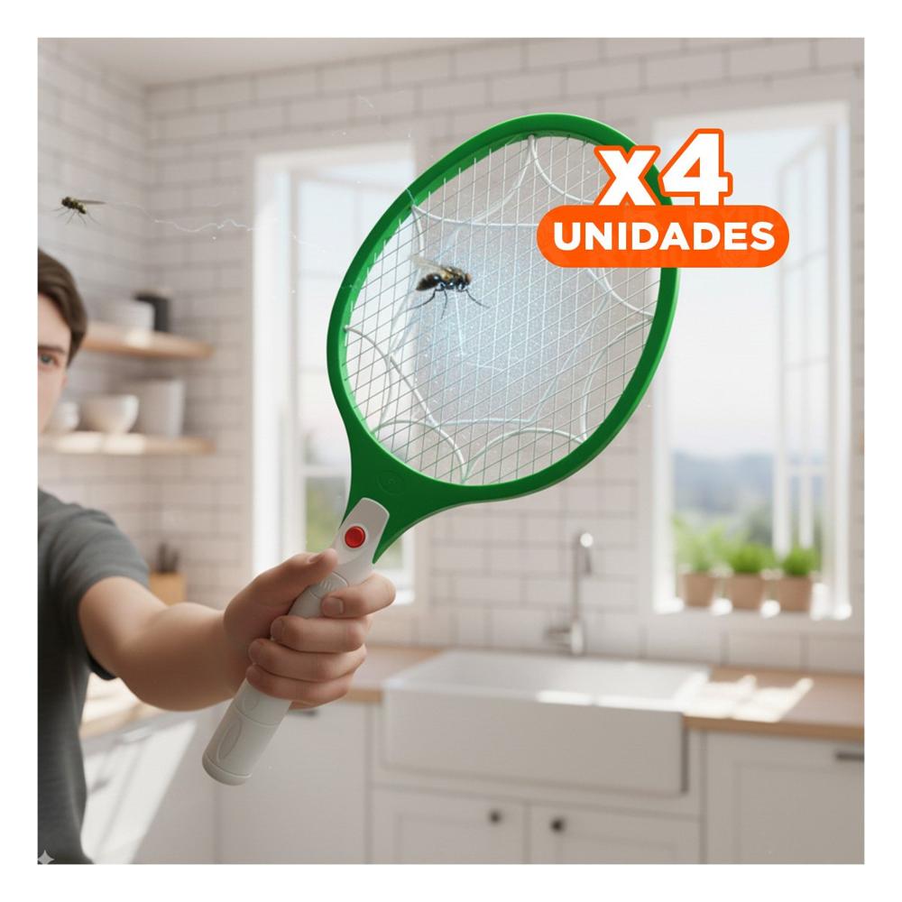 Pack4 Estructura Mosquitera Compacta para Dormitorio Oficina y Patio Verde