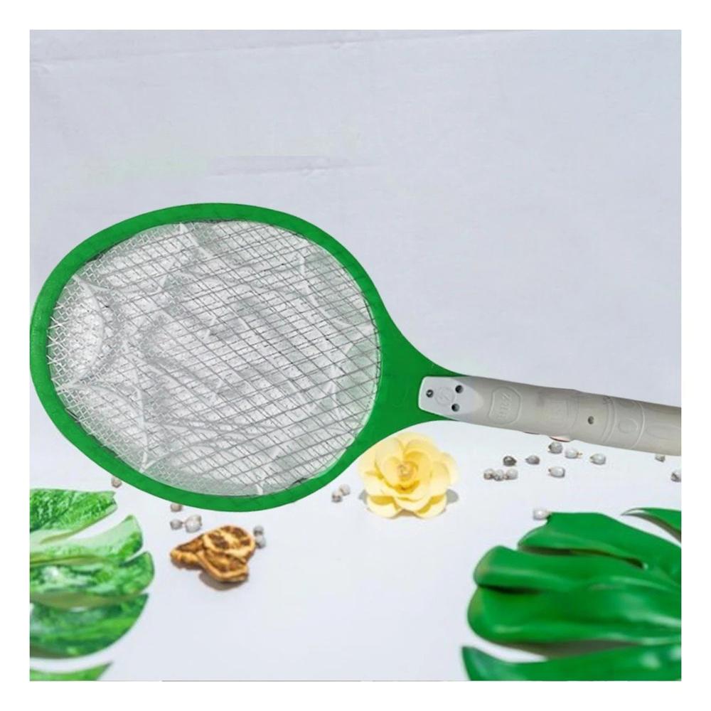 Paleta Mosquitera Electrica Compacta para Casa Patio y Terraza Verde Y+Papel Regalo