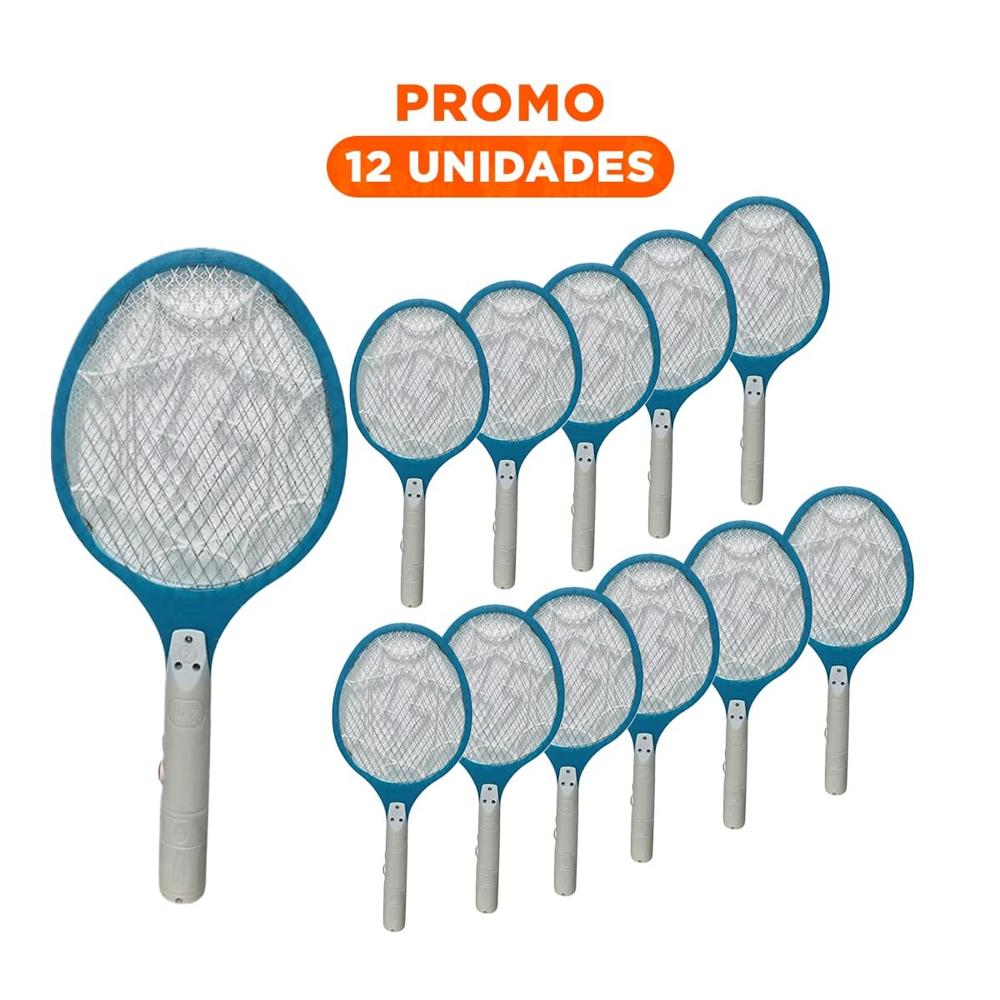 Pack12 Marco Mosquitera Portatil y Ligero para Casa Patio y Jardin Azul Y+Regalo Sticker