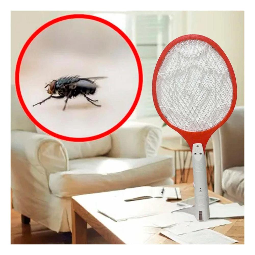 Aparato Mosquitera Profesional de Mano para Eliminacion Rapida Rojo Y+Post It