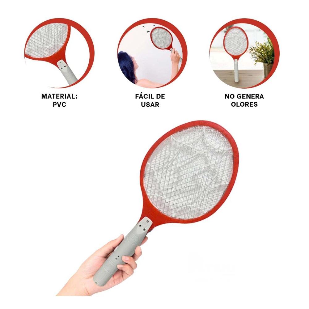 Aparato Mosquitera Compacto para Dormitorio Oficina y Jardin Rojo Y+Ligas Regalo