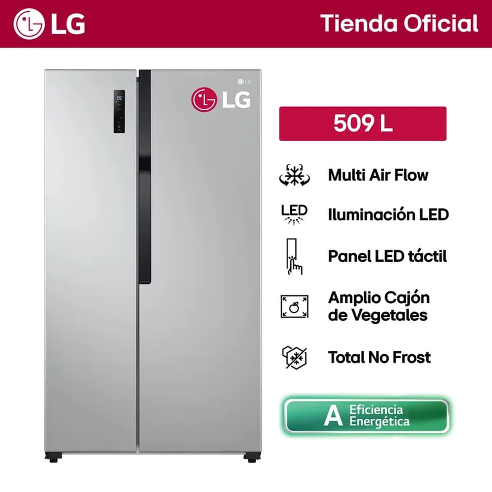 Refrigeradora LG Side By Side 509l Múltiple Flujo Ls51bpp