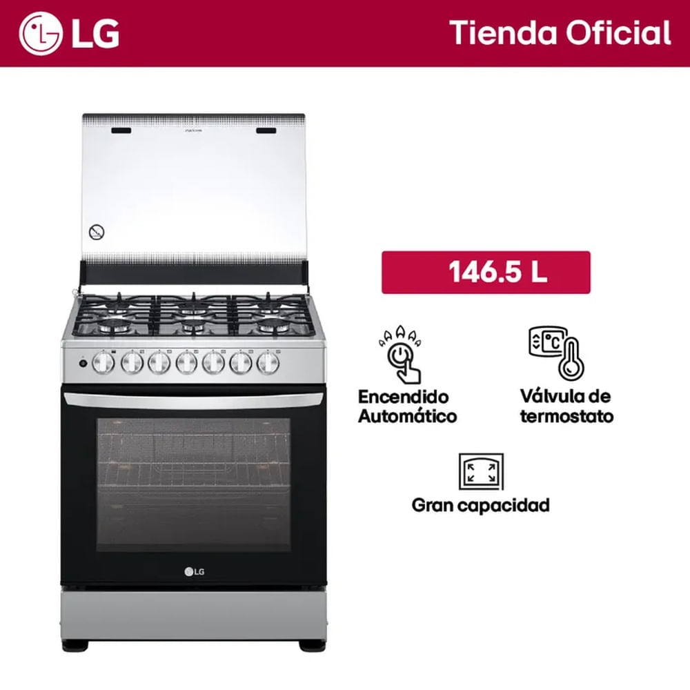 Cocina LG Con Encendido Automático 1465 L Lrgz5253s