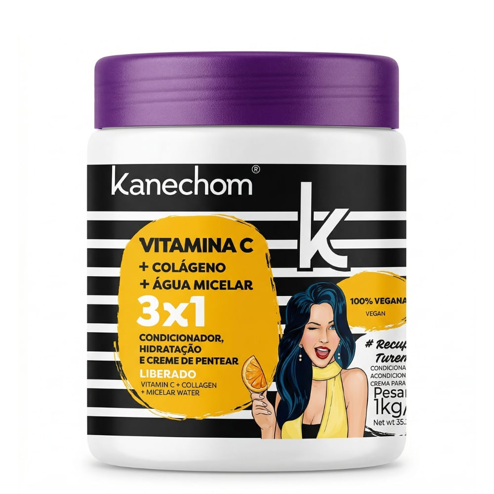 Crema para el Cabello Vitamina C 3x1 Kanechon 1kg