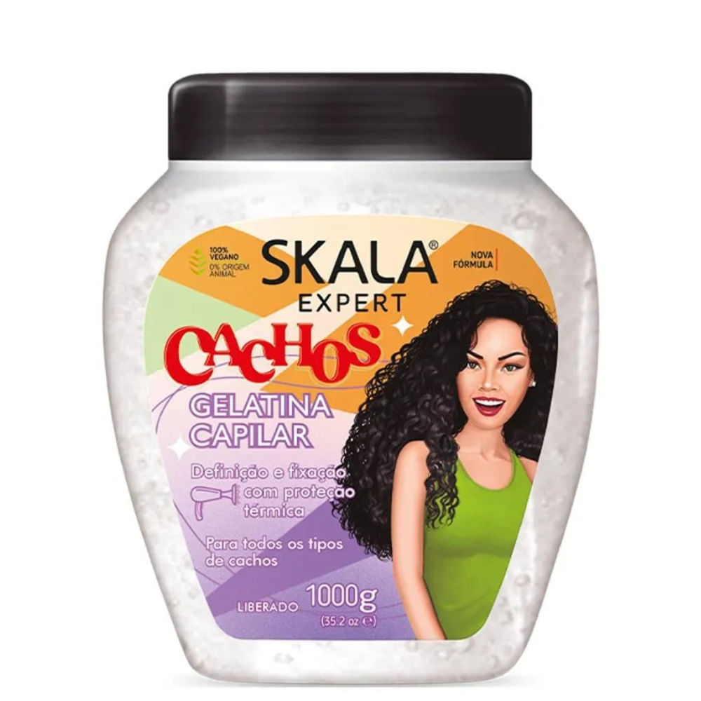 Gelatina Capilar  para Rulos Cachos Expert 1kg