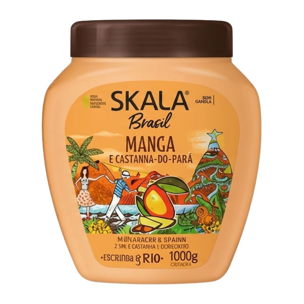 Super Hidratante Mascarilla Capilar Mango y Castaña de 1kg