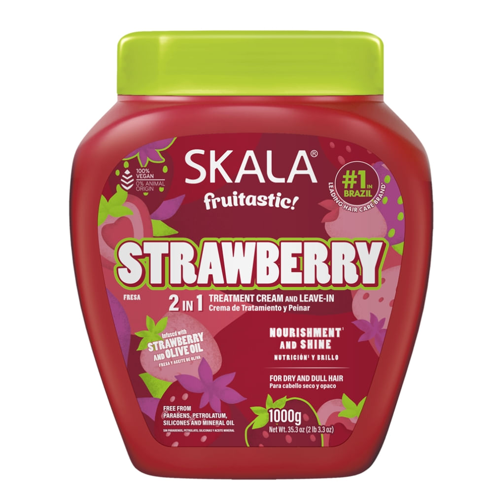 Mascarilla Capilar de Tratamiento Frutal Strawberry de 1kg