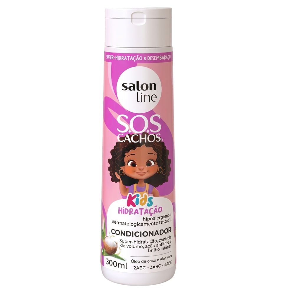 Acondicionador Kids Line Hidratación profunda para Rizos 300ml