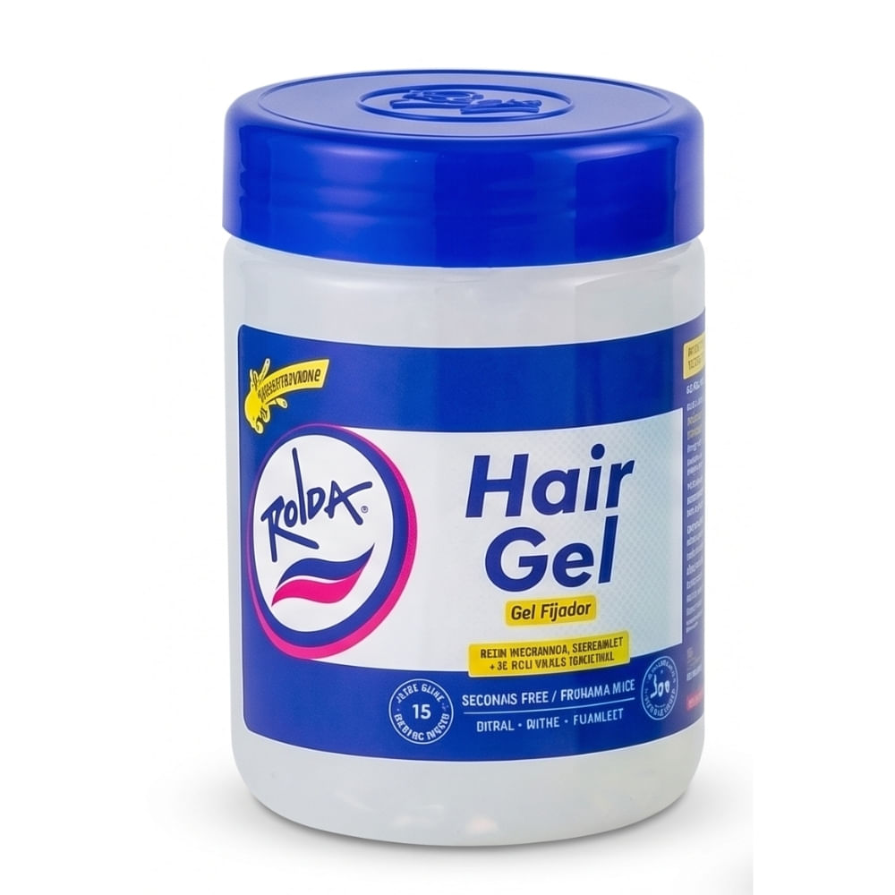 Gel Fijador Blanco Hair Gel Rolda Profesional Grande de 500g - Oechsle
