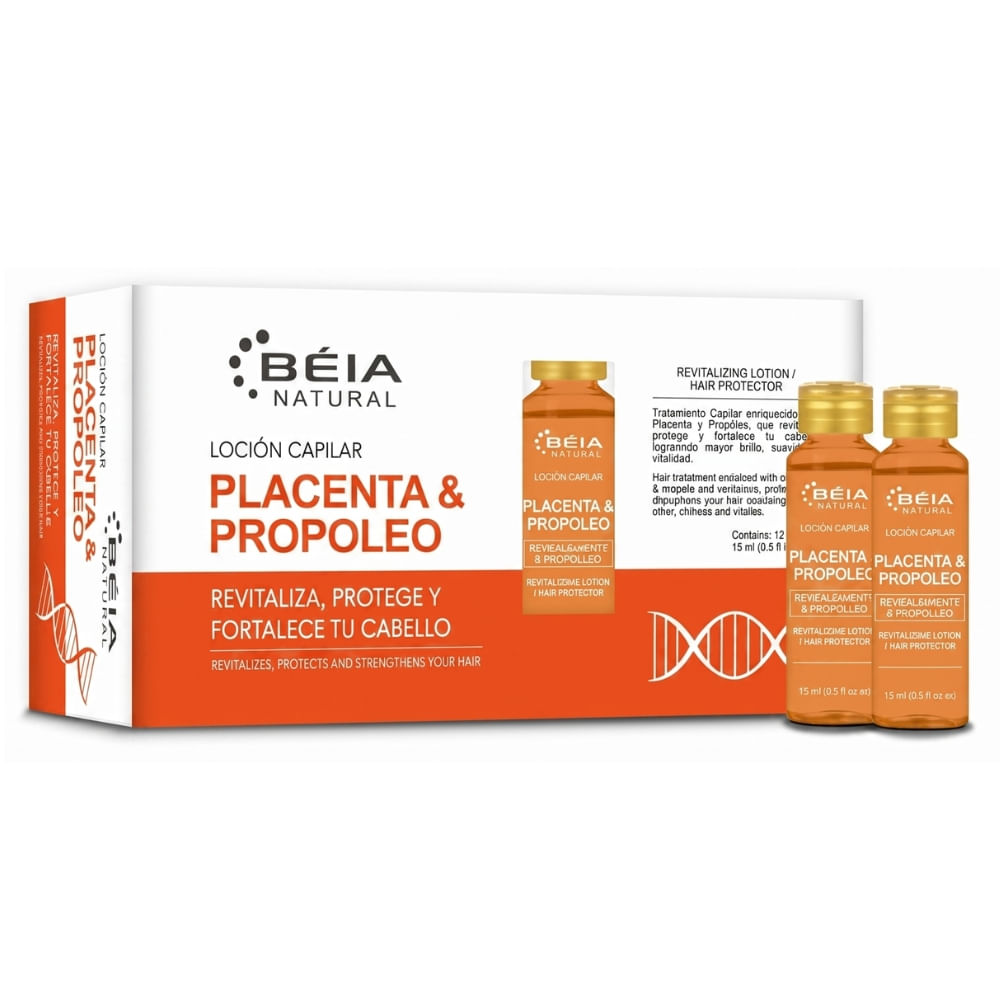Loción Capilar Revitalizante Placenta y Propóleo