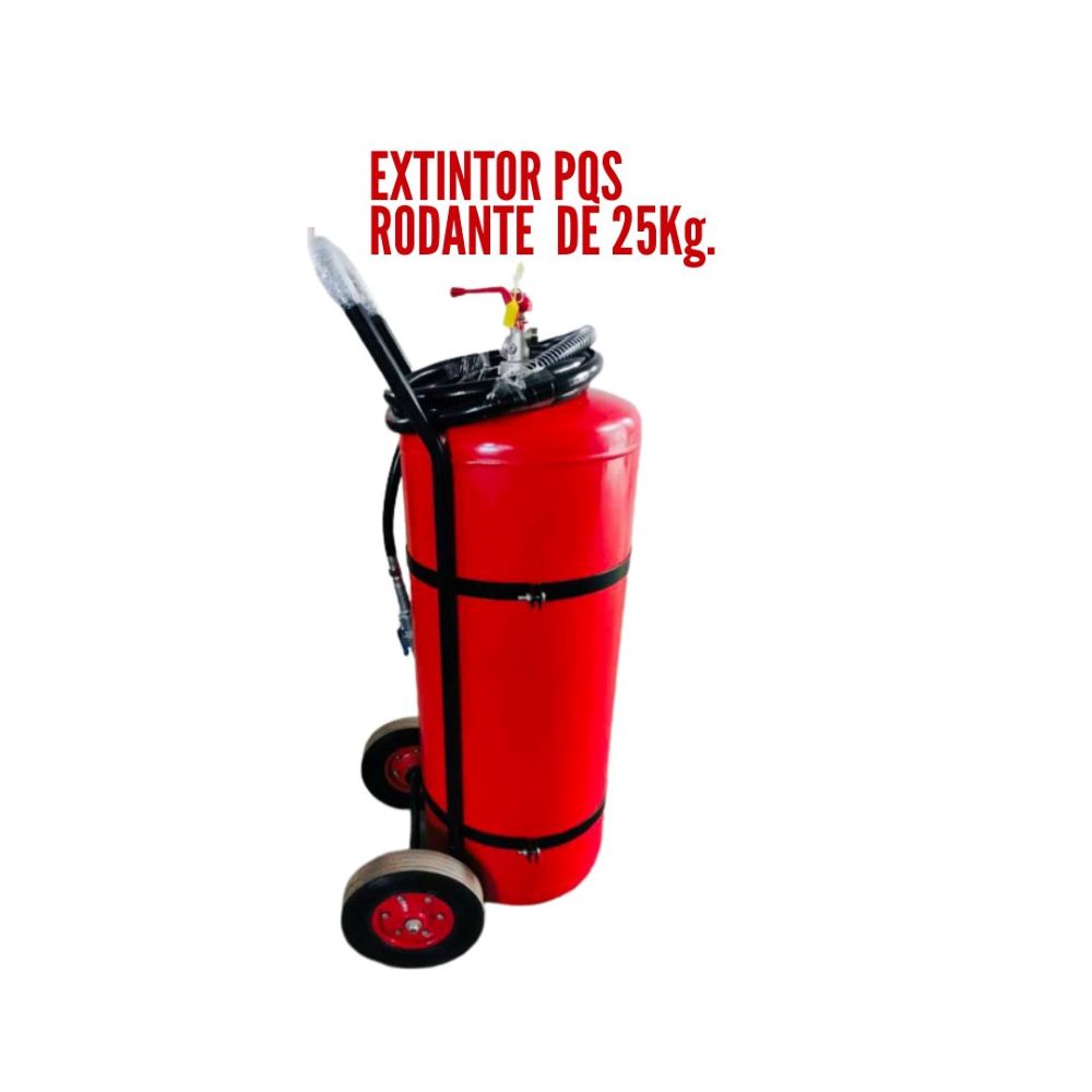 Extintor Rodante PQS- 25 Kilos