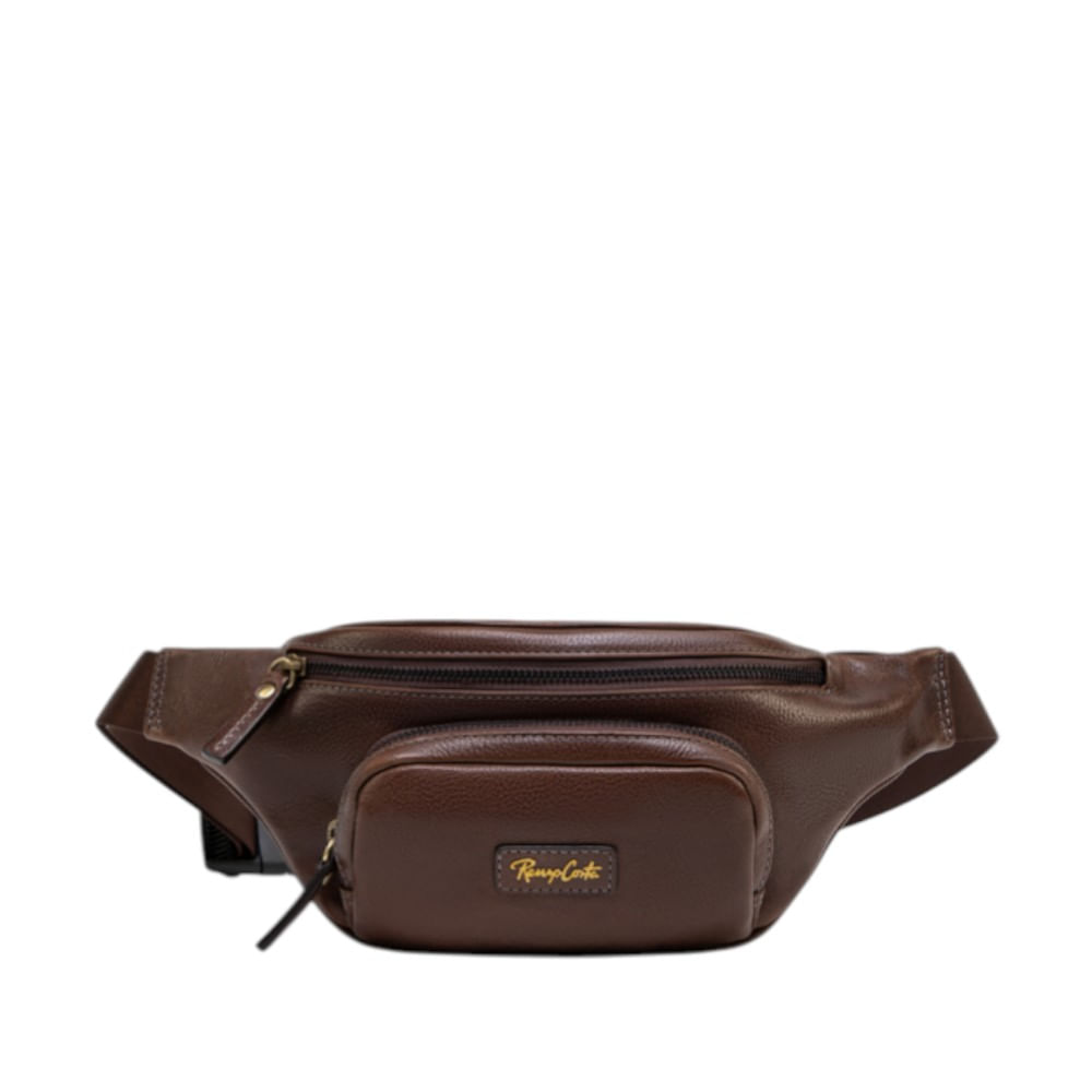 Canguro para Hombre Rustic Leather Renzo Costa Rkc 2455 Marrone Etr