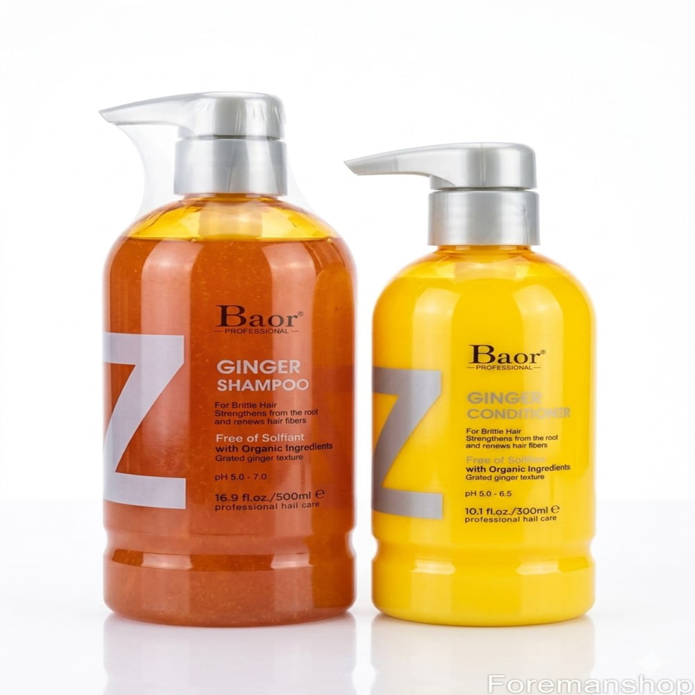 Z Ginger Shampoo 500ml + Acondicionador 300ml