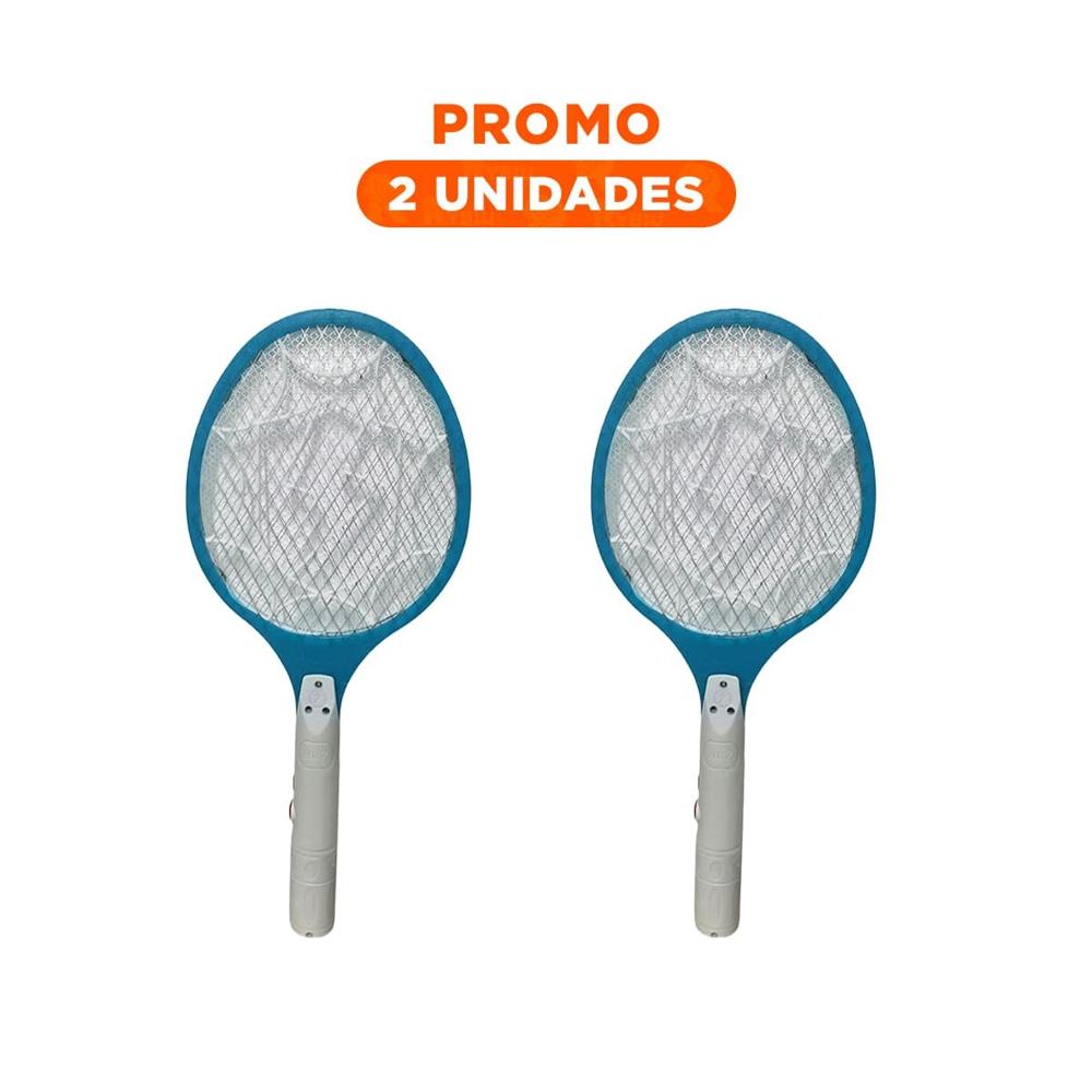 Pack2 Instrumento Mosquitera Electrico para Dormitorio Oficina y Terraza Azul