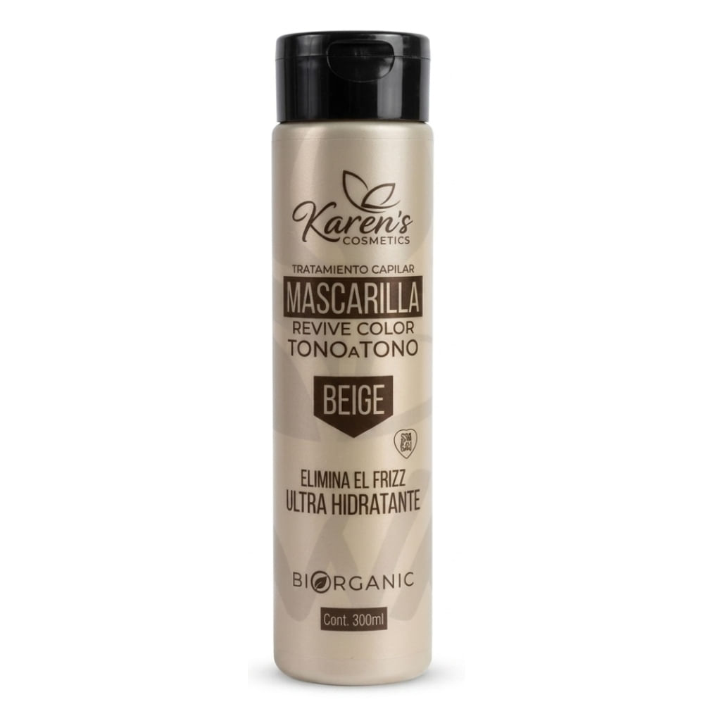 Mascarilla Capilar Rejuvenecedora Matizante Tono a Tono Beige