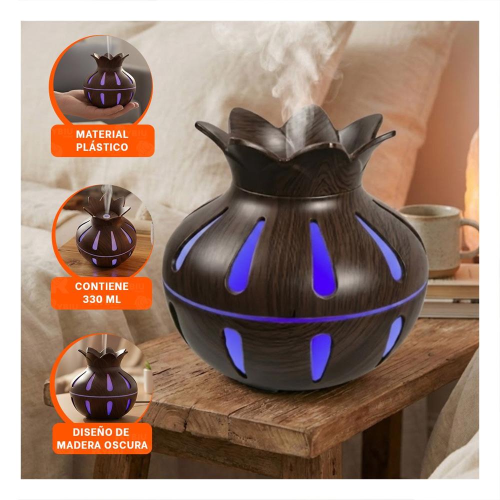 Difusor para Espacios Personales con Funcion Humificadora Color Marron 12x11cm Y+Post It