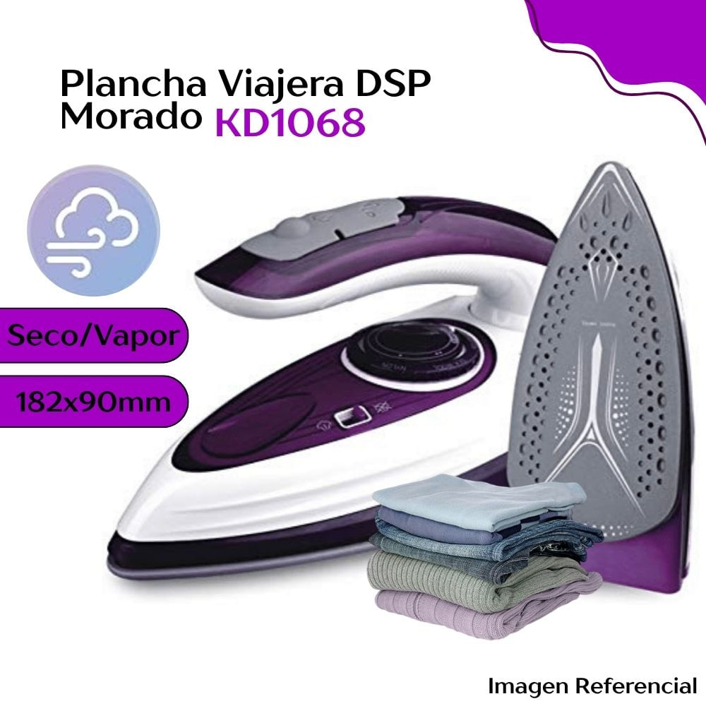 Plancha Viajera DSP Morada - KD1068