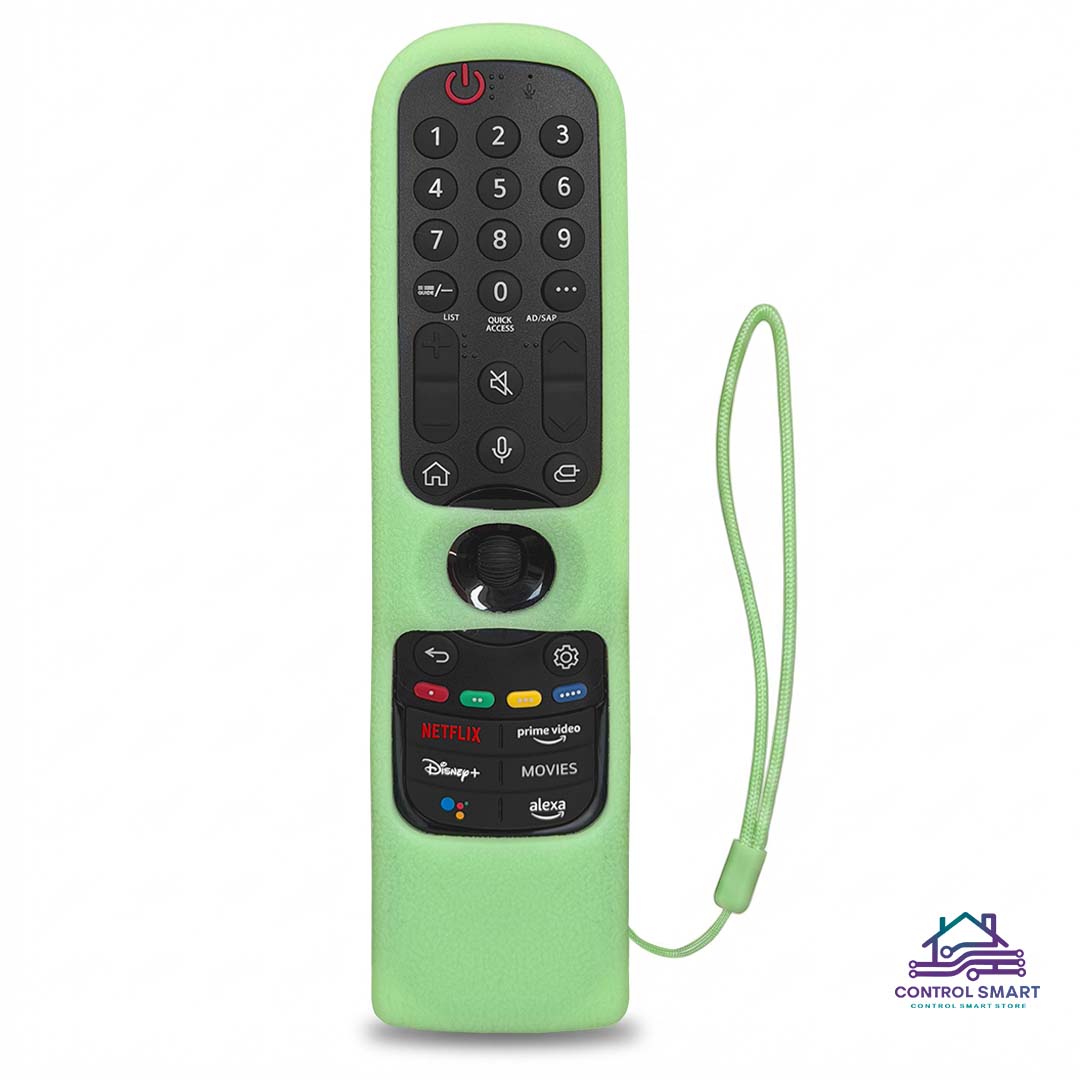 Funda Protector De Control LG Magic Mr23 Modelo 2023-Verde fosforescente