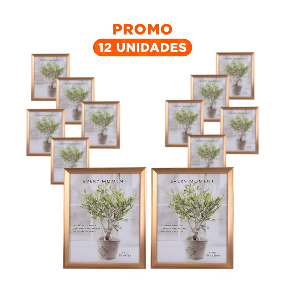 Pack12 Porta Foto de Mesa para Ambientes Acogedores con Presencia Visual Y+Regalo Sticker