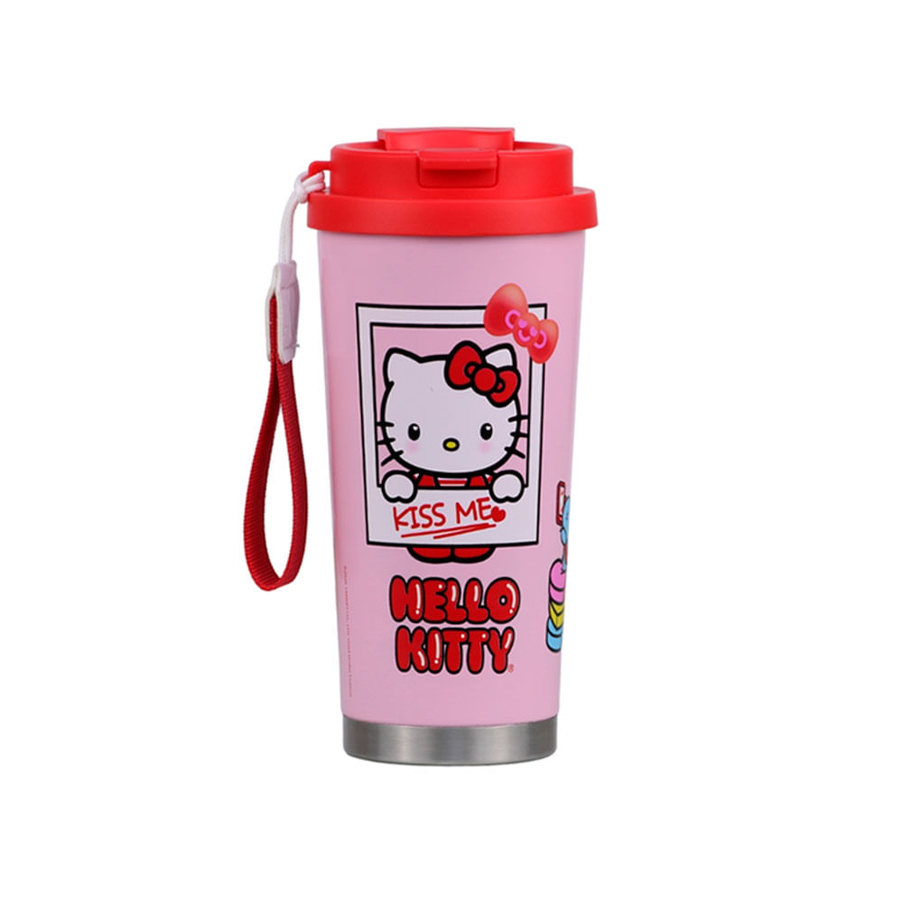 Vaso Tumbler Hello Kitty 550ml Scool Acero Inox 400333