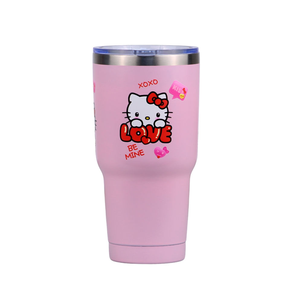 Vaso Tumbler Hello Kitty 900ml Scool Acero Inox 400331