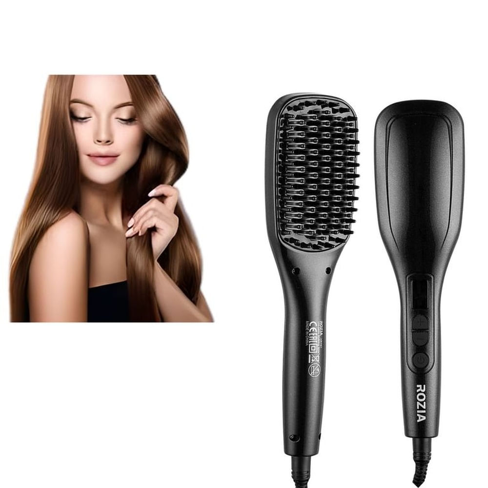 Cepillo Alizador Electrico De Cabello Rozia