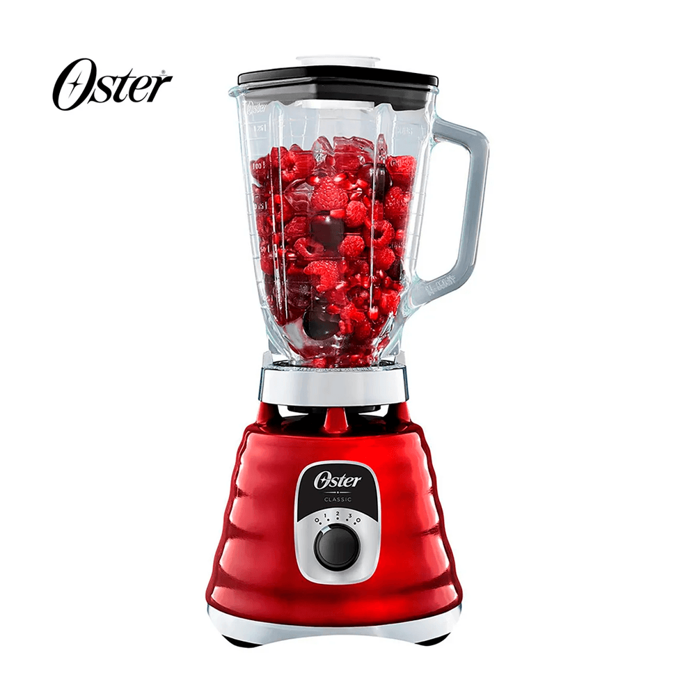 Licuadora Oster 3 Velocidades 1.25L Roja