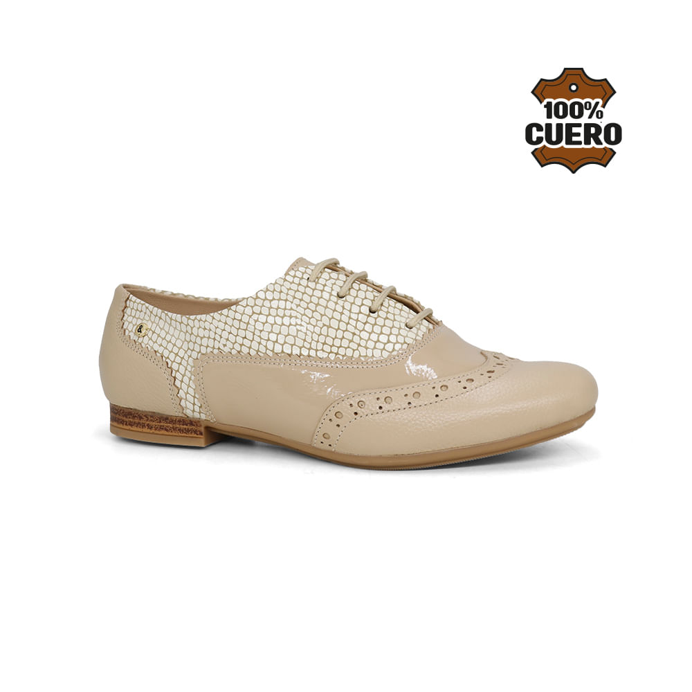 Zapatos C asuales Oxford Mujer 2669-KA26Q1 Hueso Zapato De Cuero Mujer Par&ss 2669-KA26Q1 HUESO 39