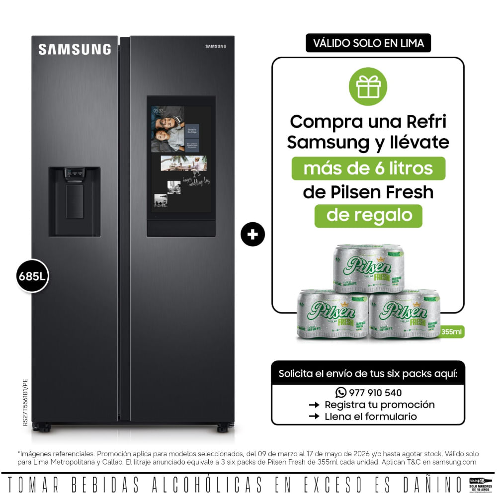 Refrigeradora Family Hub 685LT RS27T5561B1/PE