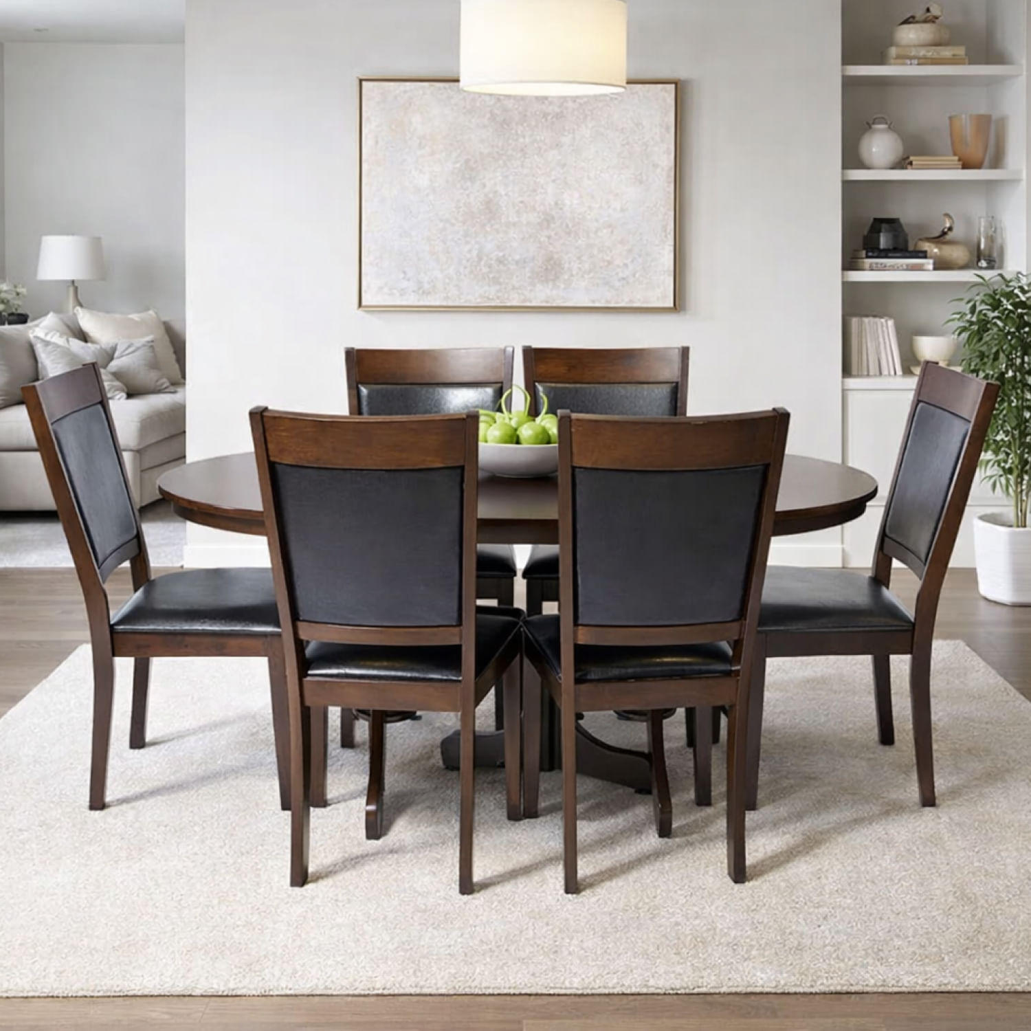 Juego de Comedor Málaga 6 Sillas PU