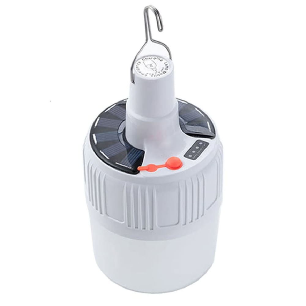 Foco LED Recargable con Panel Solar Luz LED Portatil Foco LED Recargable con Panel Solar Luz LED Portatil