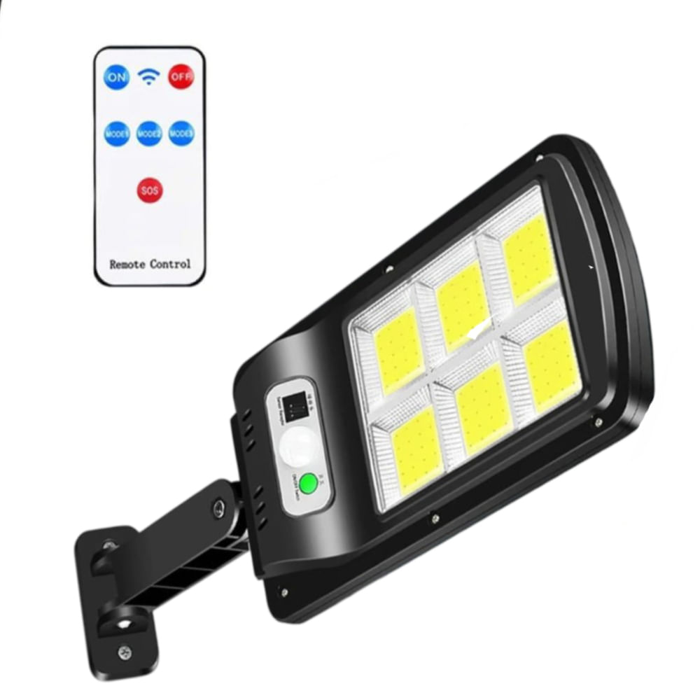 Lampara con Panel Solar Luz LED para Exterior Sensor de Movimiento Lampara con Panel Solar Luz LED para Exterior Sensor de Movimiento