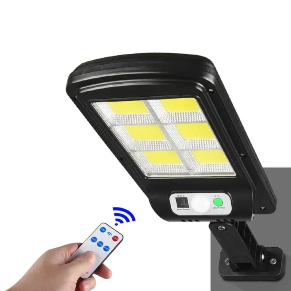 Lampara Reflector Luz LED Solar con Sensor de Movimiento Lampara Reflector Luz LED Solar con Sensor de Movimiento