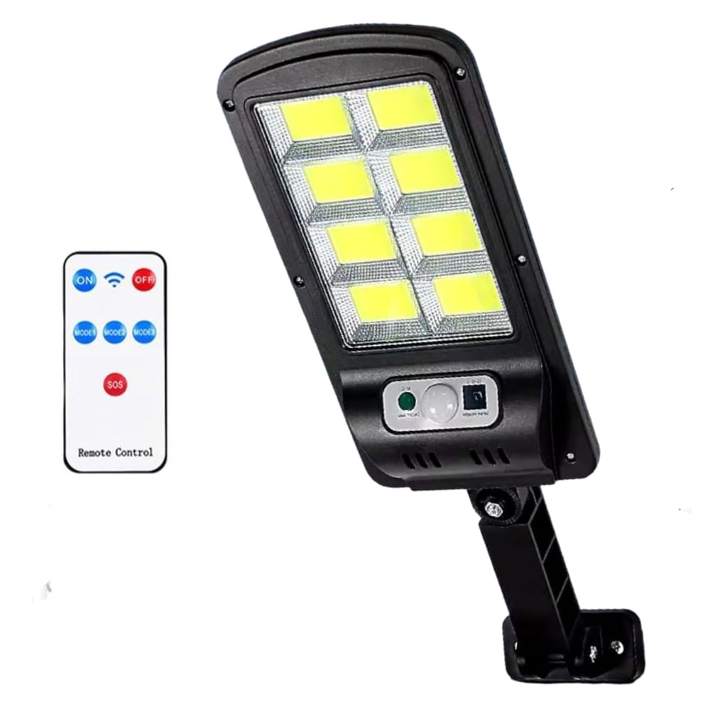 Lampara Luz LED para Exterior Reflector con Panel Solar