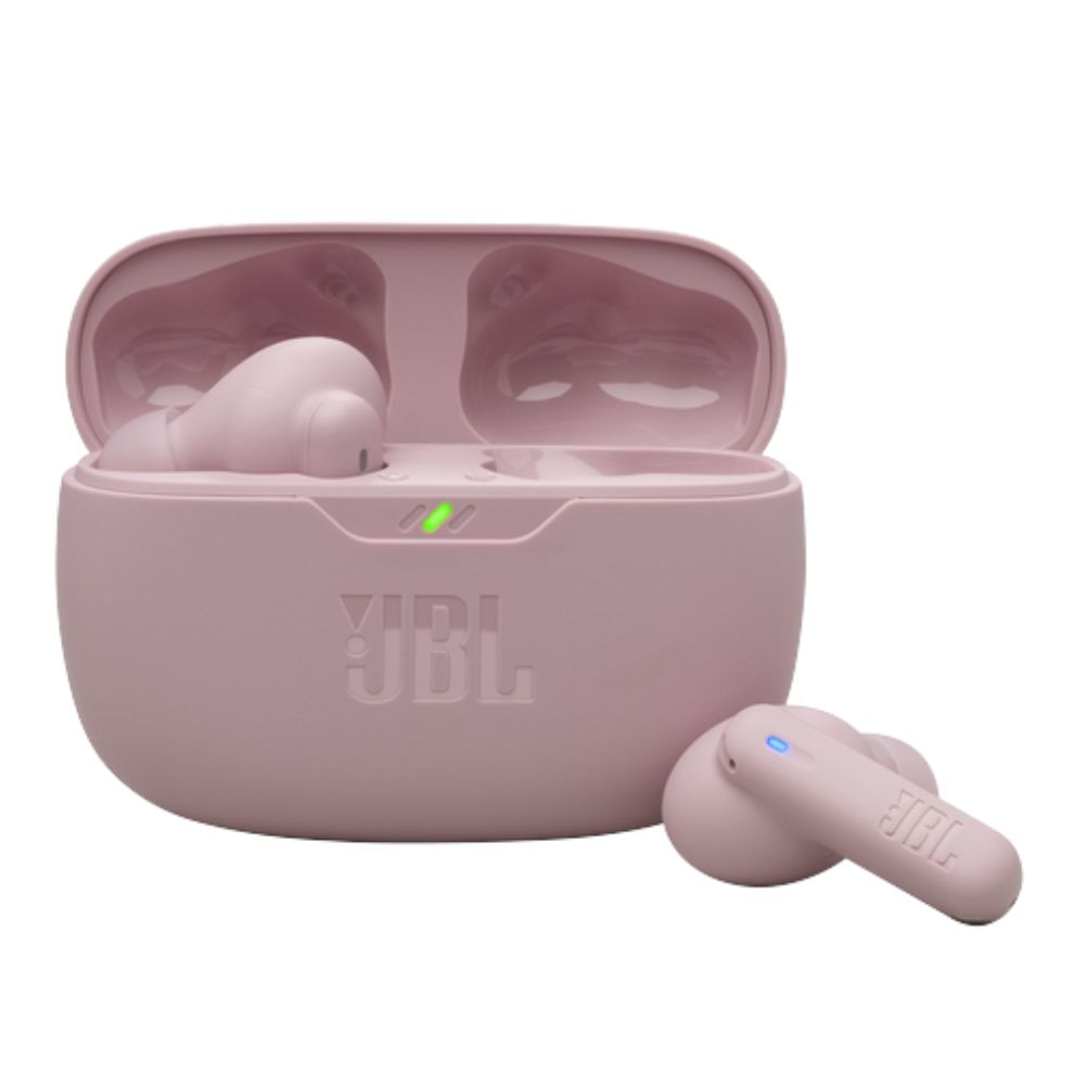 Audífonos Bluetooth True Wireless Jbl Wave Beam 2 Cancelación De Ruido 40h Rosa