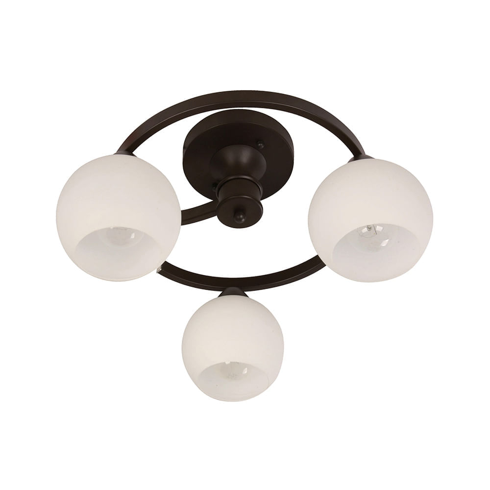 Lámpara Adosable Ikelite Aurora E27 3 Luces