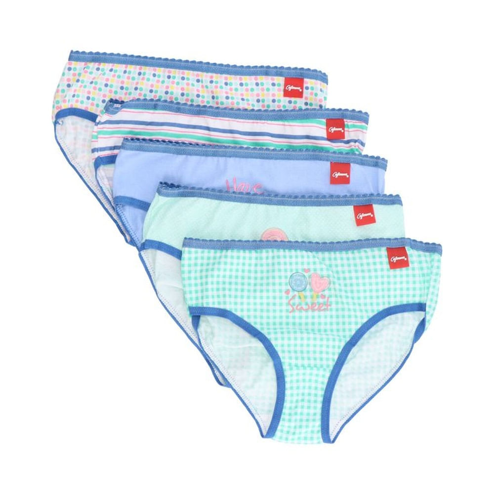 Bikini Niña Algodón Pack 5 40178