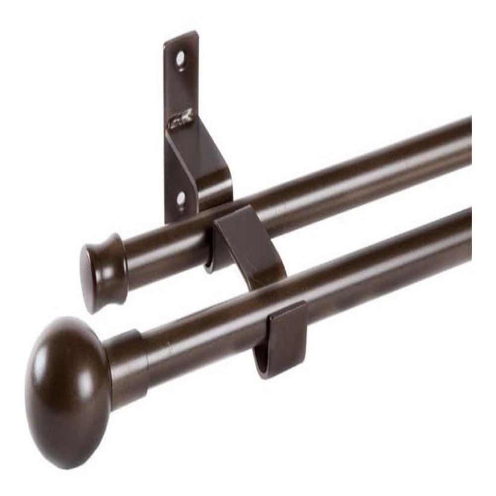 Set Doble Extensible 16/19 Muro 120-210 cm Bola Café