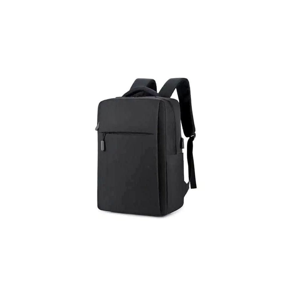 Mochila Impermeable Laptop con usb Negro