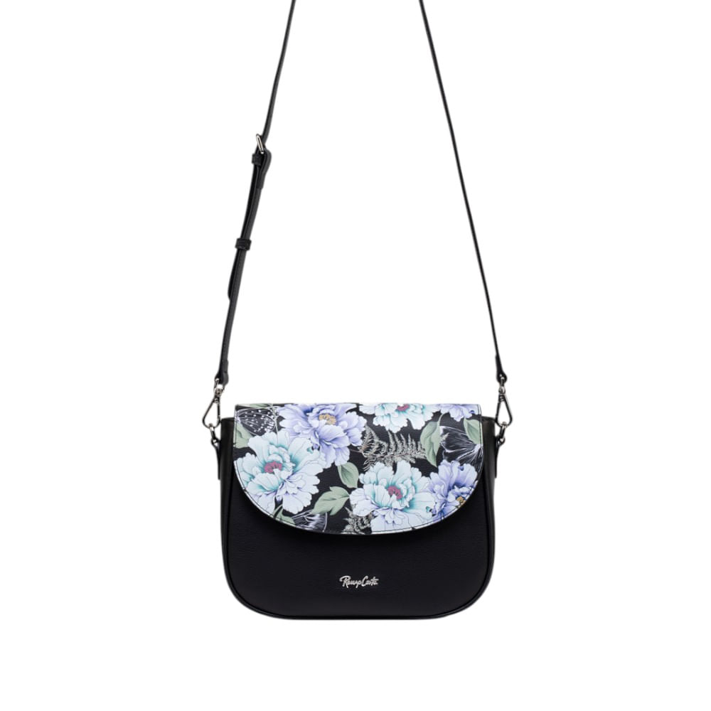 Morral para Mujer Camelia Flaps Renzo Costa Mrd 2329 100 Black Lux