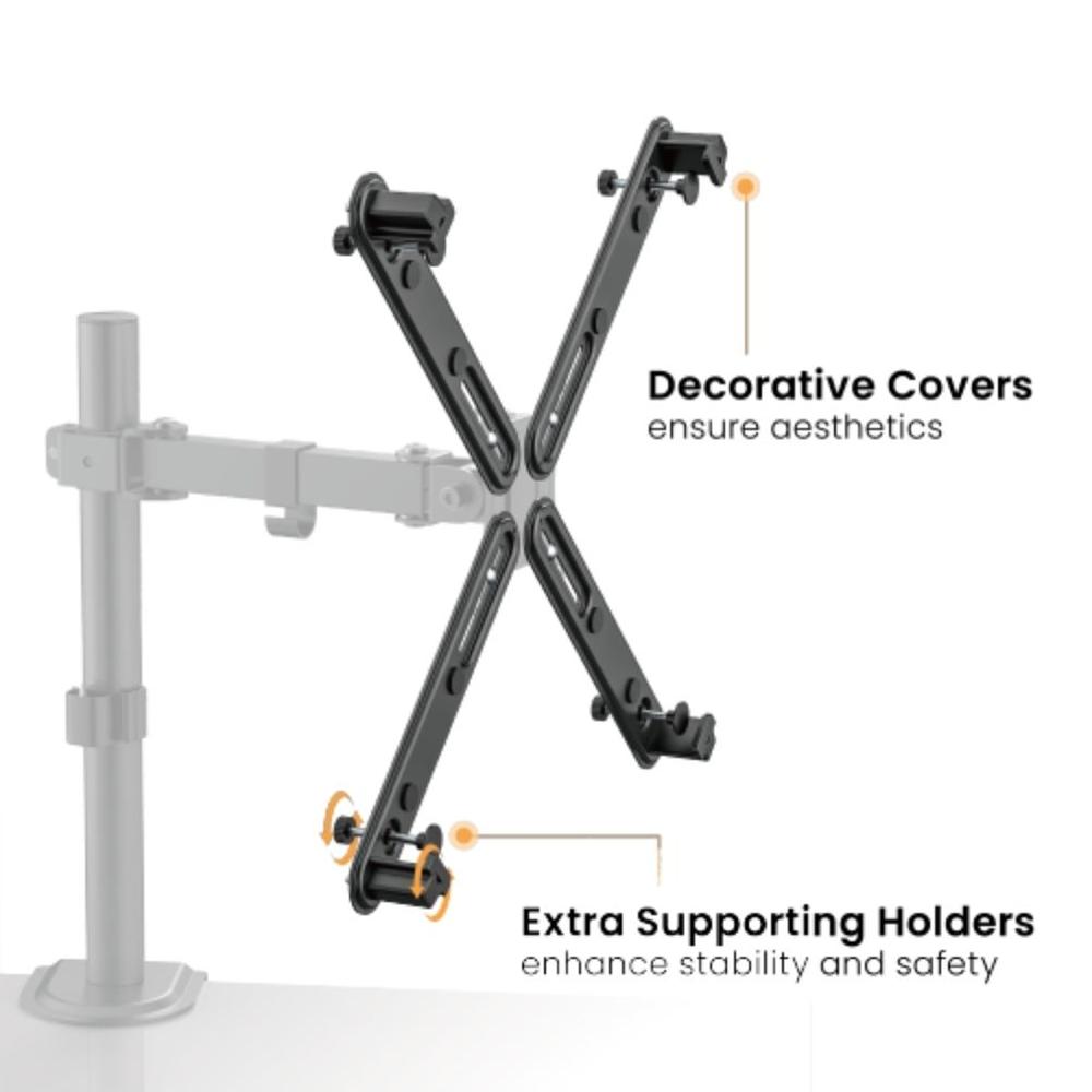 ADAPTADOR VESA UNIVERSAL PARA MONITOR 17 A 32 PULGADAS SIN ORIFICIOS  XMA-11  KOREANO
