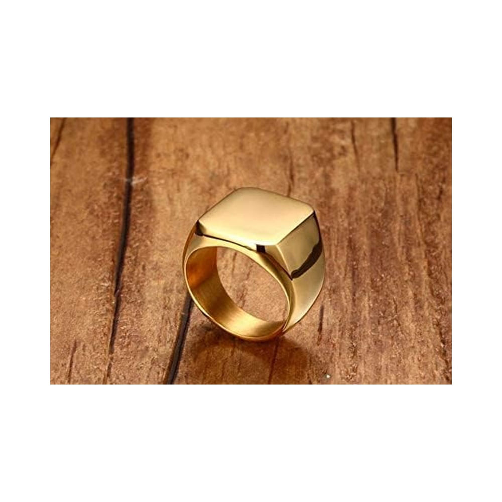 Anillo Sono de Hombre Dorado talla 10
