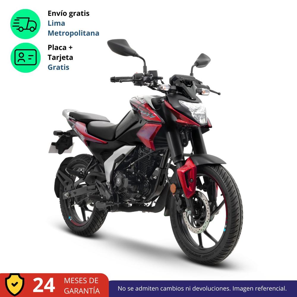 Moto Bajaj Pulsar N 125 FI Negro Rojo