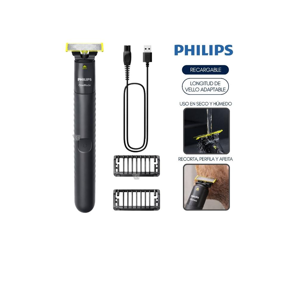 Afeitadora de barba Oneblade QP1424  10 Philips